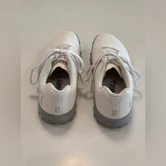 NoBull No Bull Turf Trainers, Arctic White w/ Grey Sole Womens 9 Mens 7.5 EUC