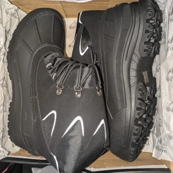 NORTIV 8 Mens Snow Boots Insulated Waterproof Heavy Duty Thermolite  Boots SZ 13