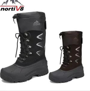 NORTIV 8 Mens Snow Boots Insulated Waterproof Heavy Duty Thermolite  Boots SZ 13