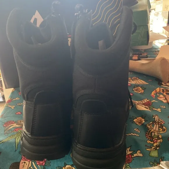NORTIV 8 Steel Toe for Men Safety Industrial &amp; Construction Military Work Boots