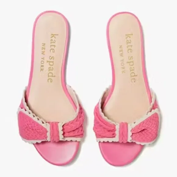 NWOB Kate Spade Crochet Slide Sandals
