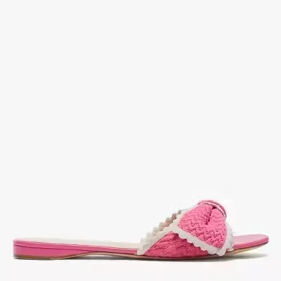 NWOB Kate Spade Crochet Slide Sandals