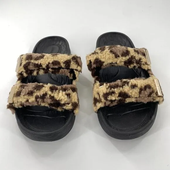 NWOB Kenneth Cole New York Women's Nova Two Band Cozy Slide Sandal Size 9