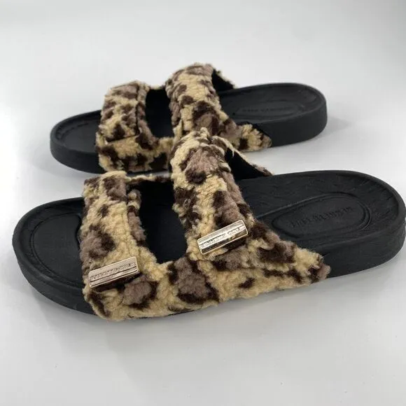 NWOB Kenneth Cole New York Women's Nova Two Band Cozy Slide Sandal Size 9