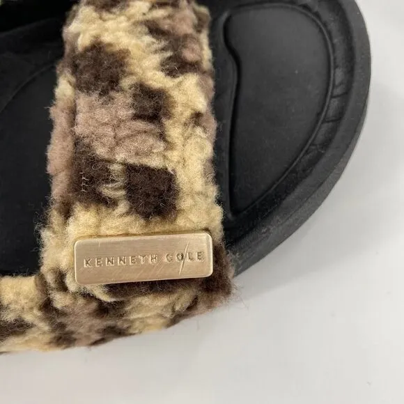 NWOB Kenneth Cole New York Women's Nova Two Band Cozy Slide Sandal Size 9