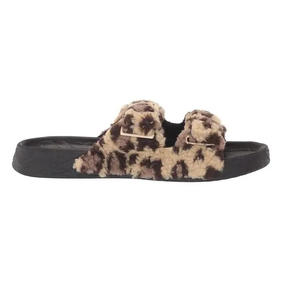 NWOB Kenneth Cole New York Women's Nova Two Band Cozy Slide Sandal Size 9