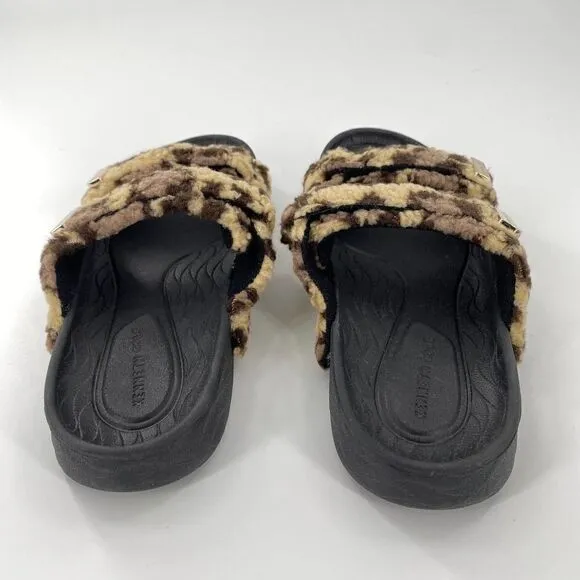 NWOB Kenneth Cole New York Women's Nova Two Band Cozy Slide Sandal Size 9