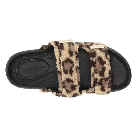 NWOB Kenneth Cole New York Women's Nova Two Band Cozy Slide Sandal Size 9