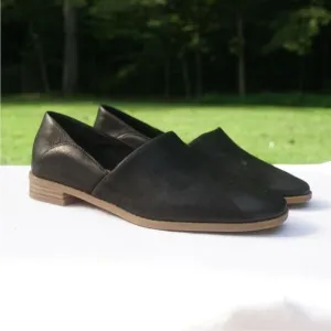 NWOB Clarks Pure Belle Black Leather Loafers