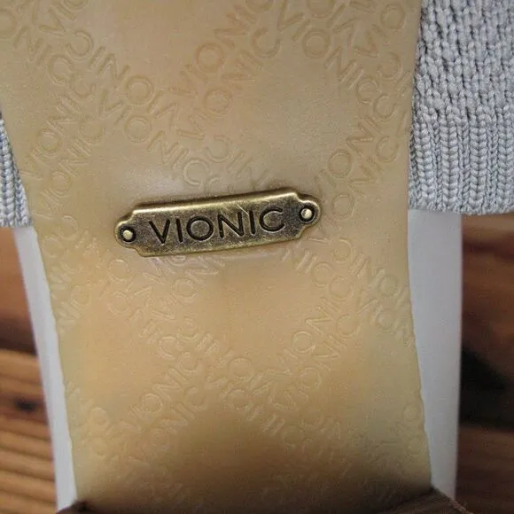 NWOB Vionic Fleur Slide Heeled Sandals