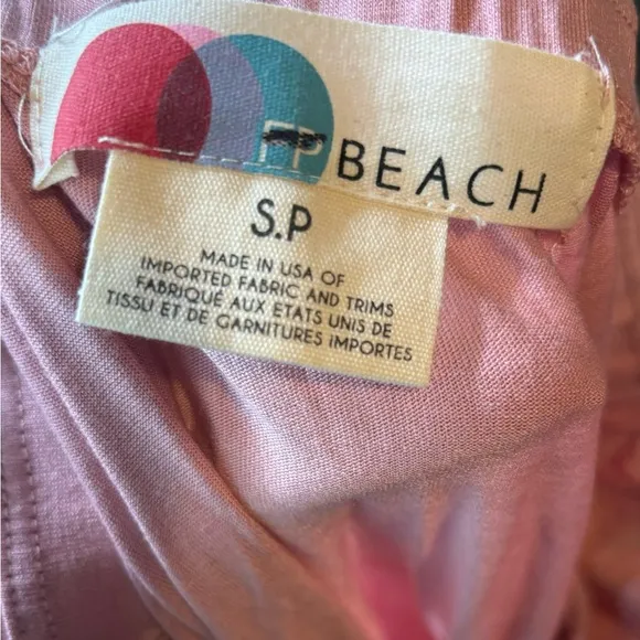 NWOT Free People Beach Draped MIDI Daphne Skirt, Size Small in Pink Rose