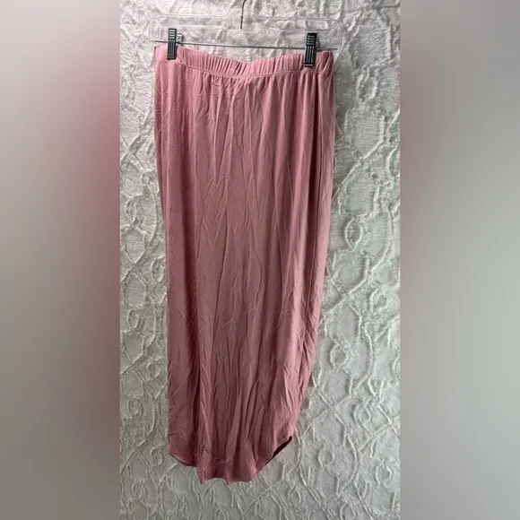 NWOT Free People Beach Draped MIDI Daphne Skirt, Size Small in Pink Rose