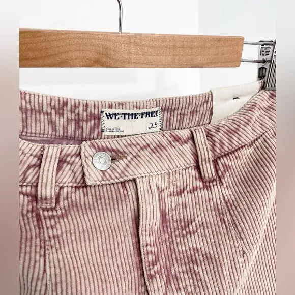 NWOT Free People Mini Gala Vanting Low Rise Peekaboo Pink Skort / Skirt Size 25
