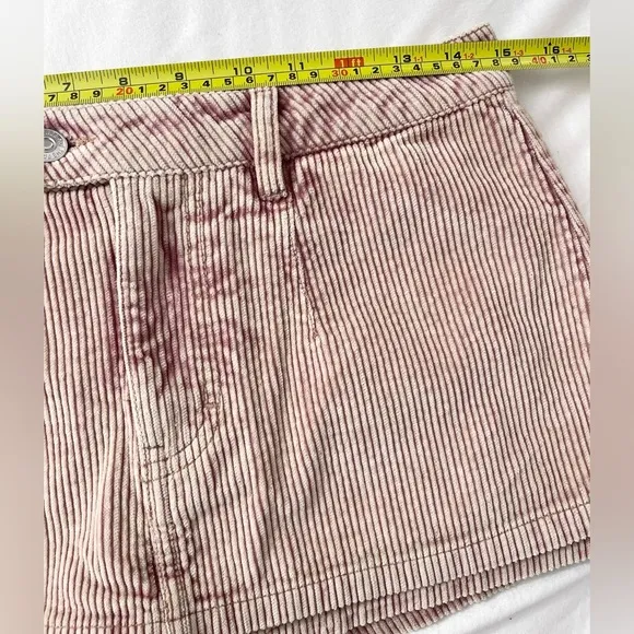 NWOT Free People Mini Gala Vanting Low Rise Peekaboo Pink Skort / Skirt Size 25