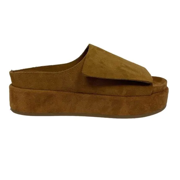 NWOT - Silent D Perry Suede Slide Sandals
