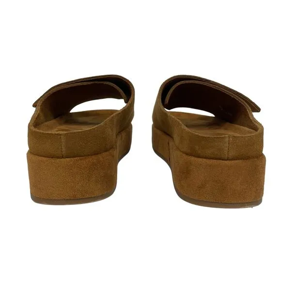 NWOT - Silent D Perry Suede Slide Sandals