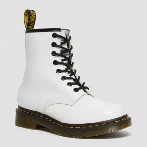 NWT 1460 WOMEN'S PATENT LEATHER LACE UP BOOTS