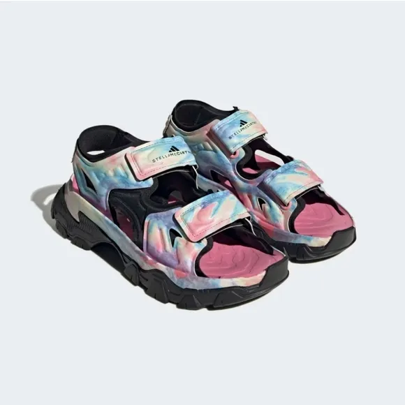 NWT adidas by Stella McCartney Pink multi Hiking Sandals Size 9