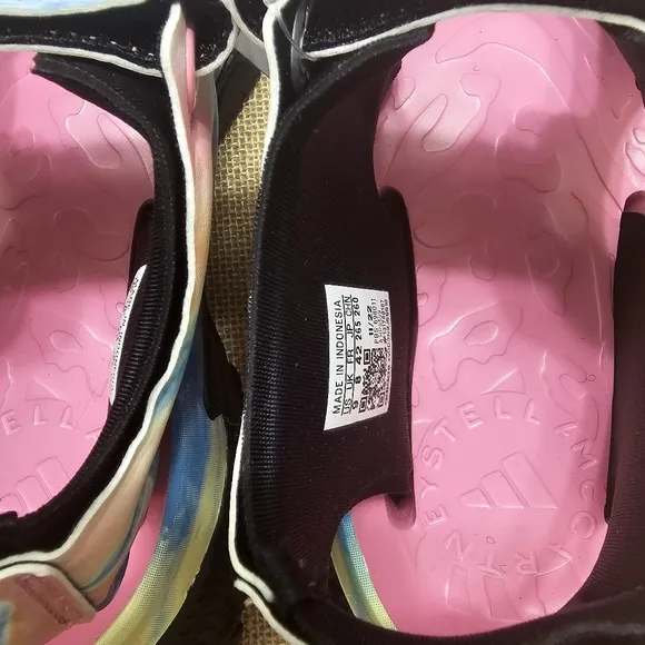 NWT adidas by Stella McCartney Pink multi Hiking Sandals Size 9