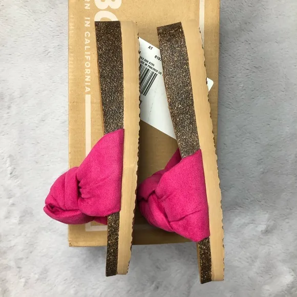 NWT Anthropologie BC FOOTWEAR REUNION KNOT SLIDE SANDALS