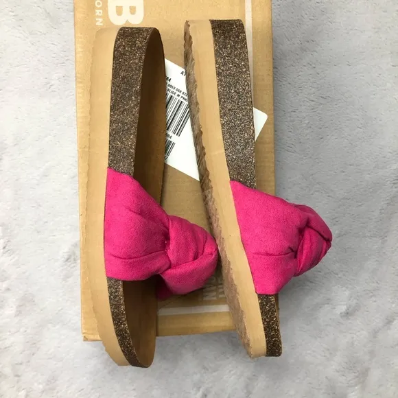 NWT Anthropologie BC FOOTWEAR REUNION KNOT SLIDE SANDALS