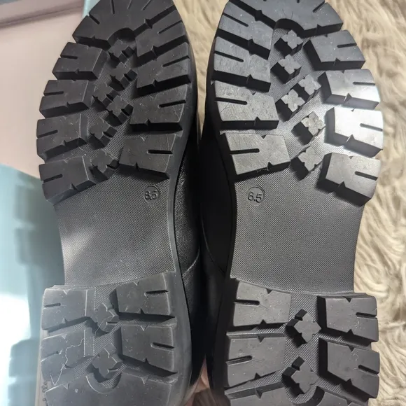 NWT Anthropologie Seychelles Catch Me Platform Loafers in Black