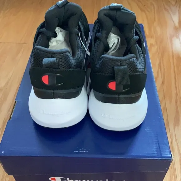 NWT-Champion® Ripple A Kids' Sneakers-Style:Ripple A-Color:Black/BLK
