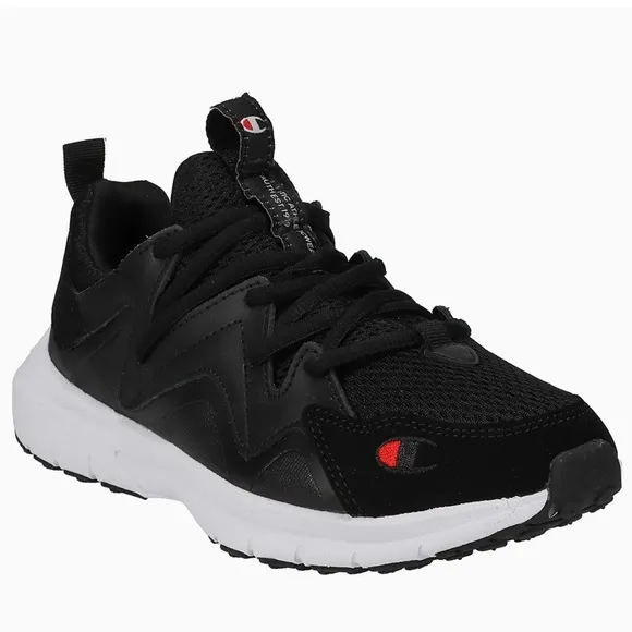 NWT-Champion® Ripple A Kids' Sneakers-Style:Ripple A-Color:Black/BLK