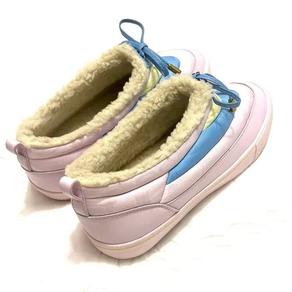 NWT COACH SKATE CITYSOLE SNOW PASTEL PINK SIGNATURE SNEAKERS
