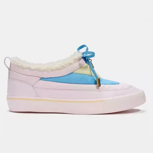 NWT COACH SKATE CITYSOLE SNOW PASTEL PINK SIGNATURE SNEAKERS