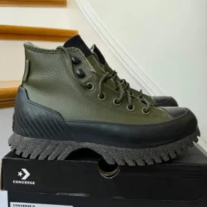 NWT Converse Counter Climate Lugged Waterproof Platform Sneakers Green / Black