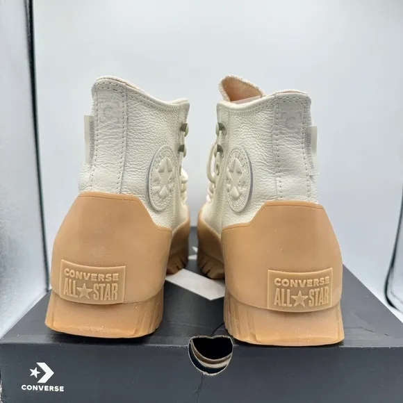 NWT Converse CTAS Lugged Winter 2.0 Hi Egret / Light Twine Waterproof UNISEX