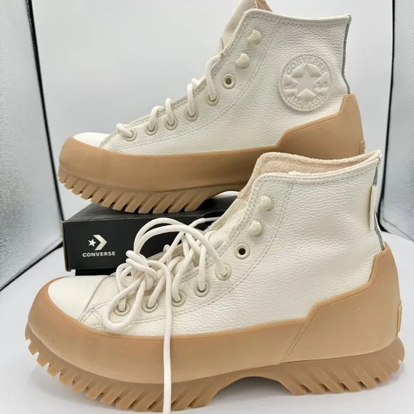 NWT Converse CTAS Lugged Winter 2.0 Hi Egret / Light Twine Waterproof UNISEX