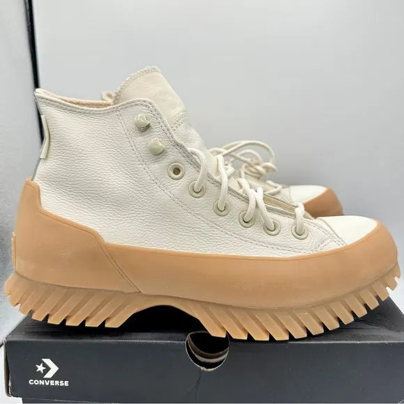 NWT Converse CTAS Lugged Winter 2.0 Hi Egret / Light Twine Waterproof UNISEX