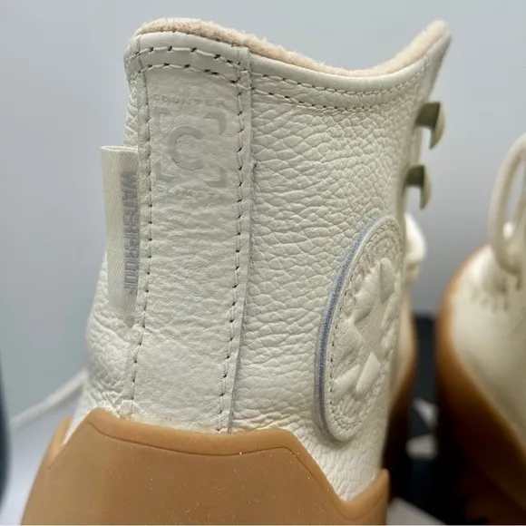 NWT Converse CTAS Lugged Winter 2.0 Hi Egret / Light Twine Waterproof UNISEX
