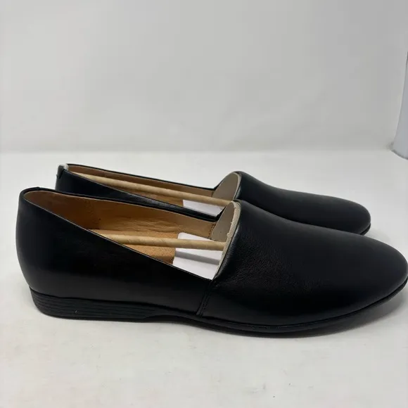 NWT Dansko Larisa Black Milled Nappa Leather Flats Size 41 10.5-11