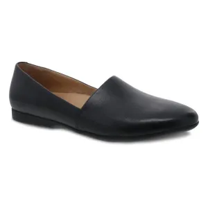 NWT Dansko Larisa Black Milled Nappa Leather Flats Size 41 10.5-11