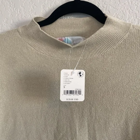 NWT Free People Around Town Sweater Set In Tidal Foam Color. Size S