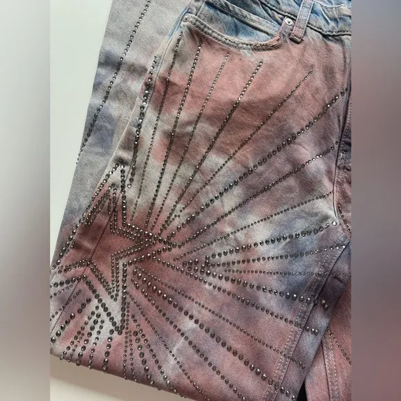 NWT Free People We The Free Aurora Mid Rise Flare Size 26 ..Retail $248