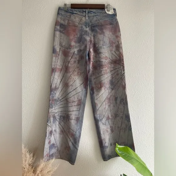 NWT Free People We The Free Aurora Mid Rise Flare Size 26 ..Retail $248
