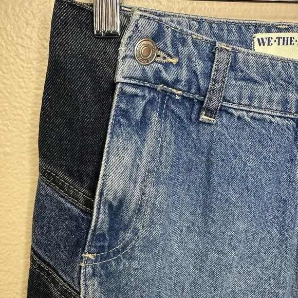 NWT Free People We The Free Moonlit Moto Slim Bootcut Jeans