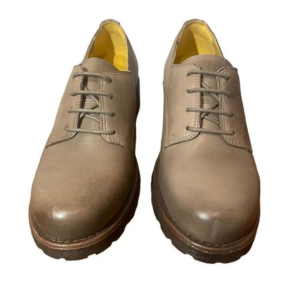 NWT Jafa Malto Brown Lace Up Oxford Loafers Size 38