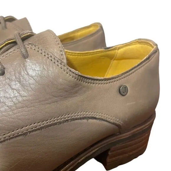 NWT Jafa Malto Brown Lace Up Oxford Loafers Size 38