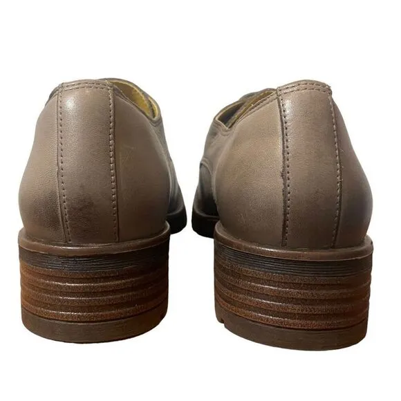 NWT Jafa Malto Brown Lace Up Oxford Loafers Size 38
