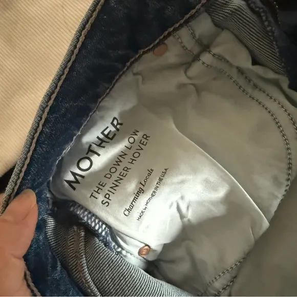 NWT Mother  Down Low Spinner Hover Jean size 27