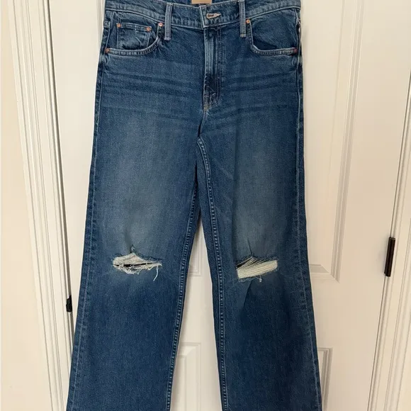 NWT Mother  Down Low Spinner Hover Jean size 27
