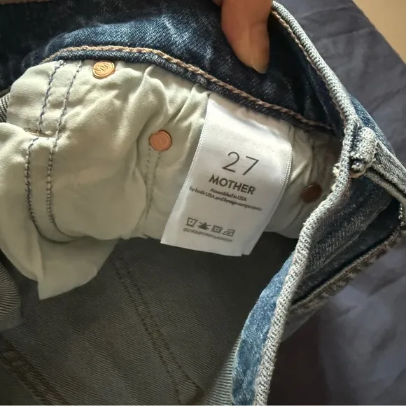 NWT Mother  Down Low Spinner Hover Jean size 27