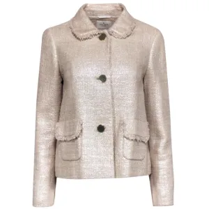 NWT RARE Kate Spade Aurora Borealis Vegas Collection Iridescent Tweed Jacket