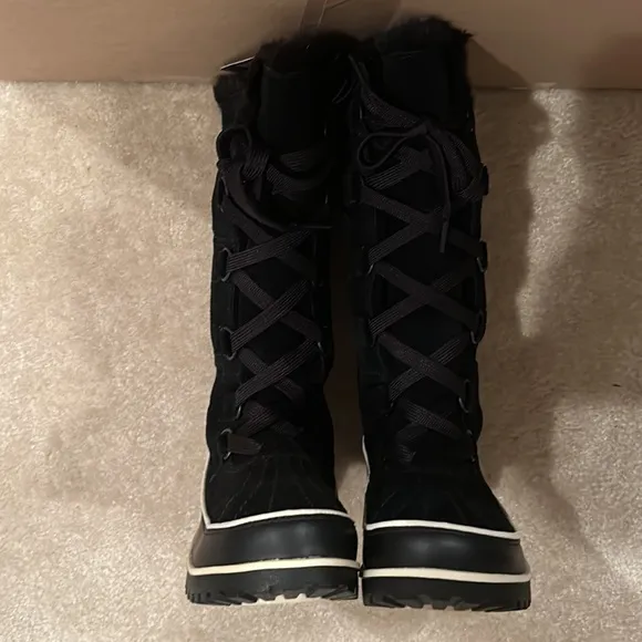 NWT! Sorel Women's Tivoli High II Waterproof Boots Black Size 6