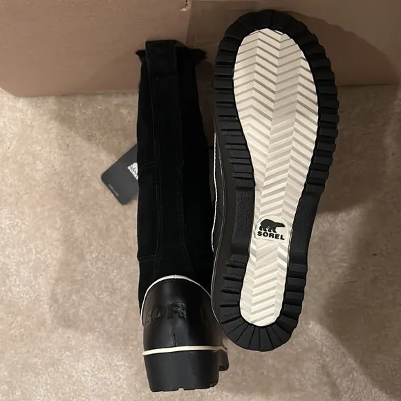 NWT! Sorel Women's Tivoli High II Waterproof Boots Black Size 6